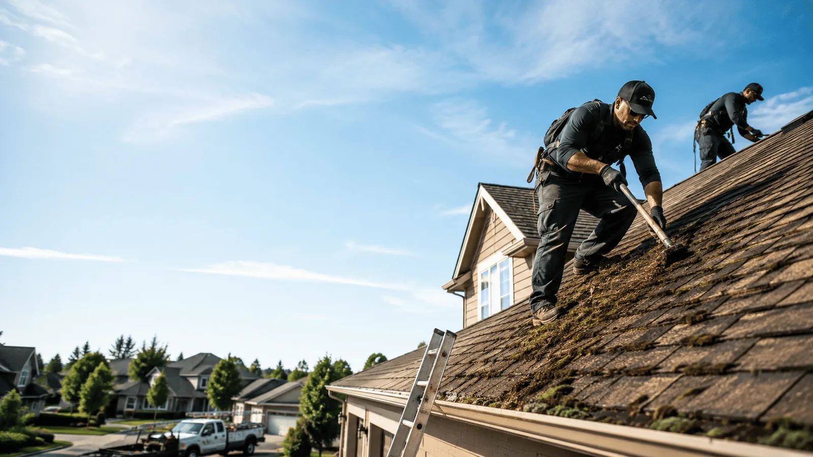 Roof Moss Removal in Comstock, WI near me